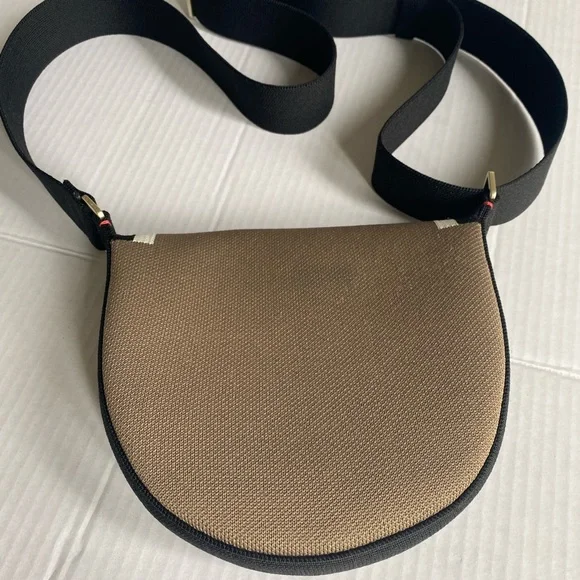 Rothy's Tan and Black Crossbody Bag - Picture 6 of 8